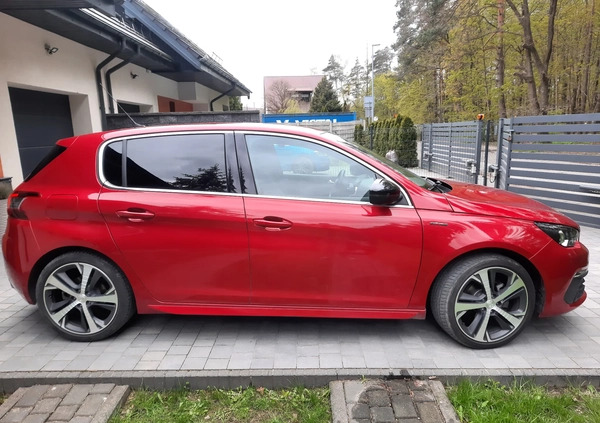 Peugeot 308 cena 59900 przebieg: 93563, rok produkcji 2017 z Wolsztyn małe 67